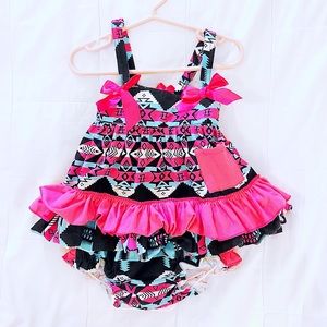 ❗️SOLD❗️Swing top set - ruffle bottoms 2T